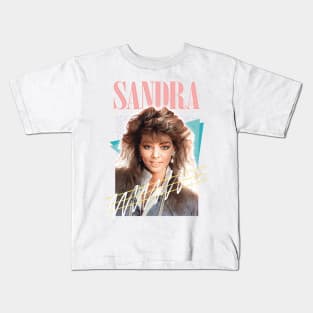 Sandra Cretu / 80s Retro Fan Art Design Kids T-Shirt